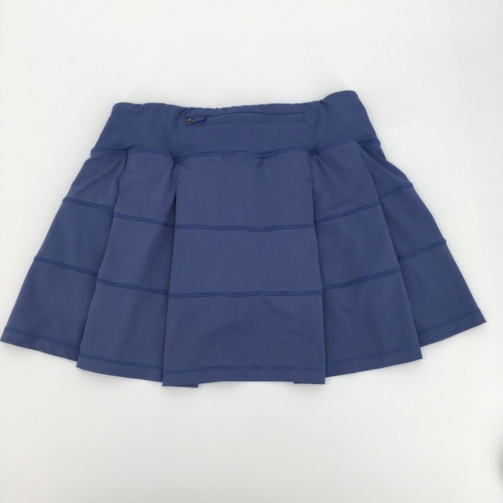 Indigo Blue Tennis Skirt Skort Womens 2 Pickleball Athletic Ruffle Golf Preppy